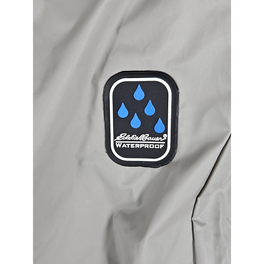 Eddie Bauer Waterproof Rain Pants Mens XL Gray PVC Nylon Outdoor Hiking Trail‎ - Picture 7 of 15